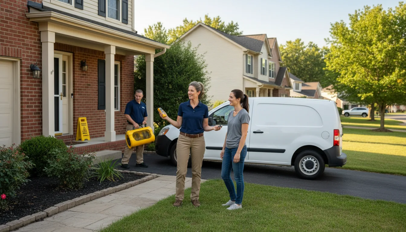 Residential water damage restoration in Castle Rock, CO